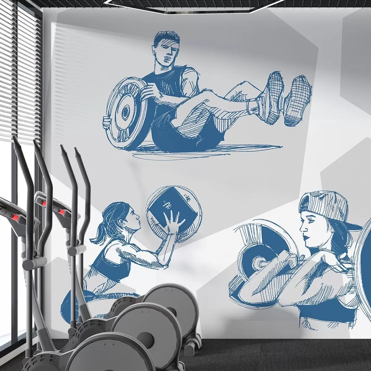 Papier peint Athlètes w04909