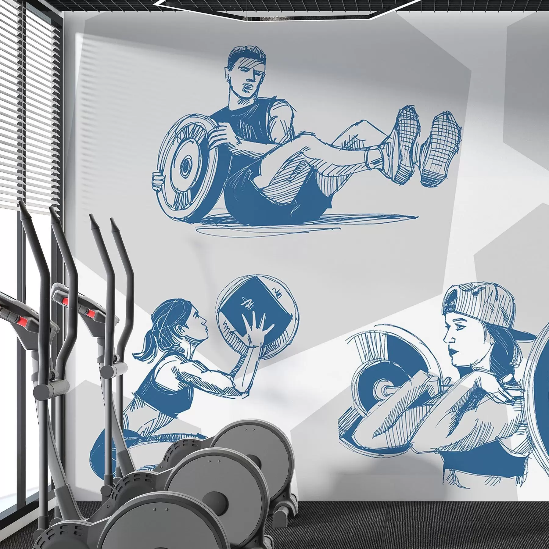 Papier peint Athlètes w04909