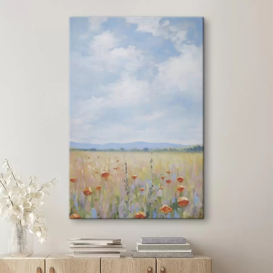 Tableau Peinture d'imitation sur le terrain s46715