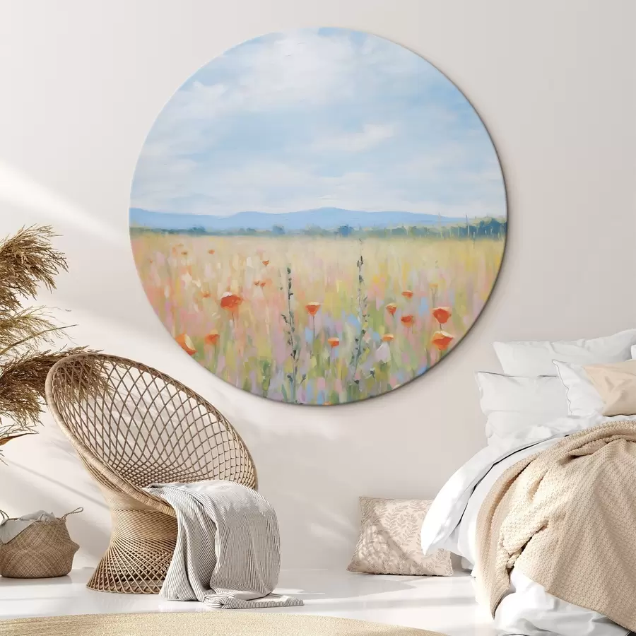 Tableau Peinture d'imitation sur le terrain r46715