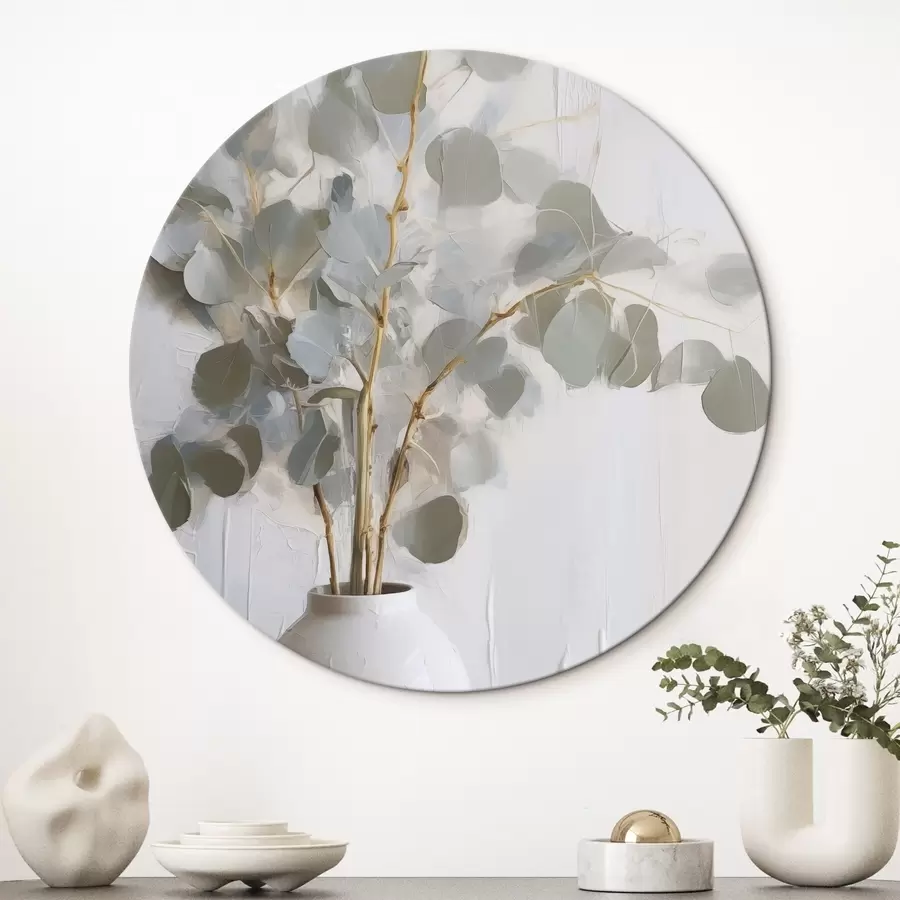 Tableau Peinture imitant des brindilles dans un vase r46719