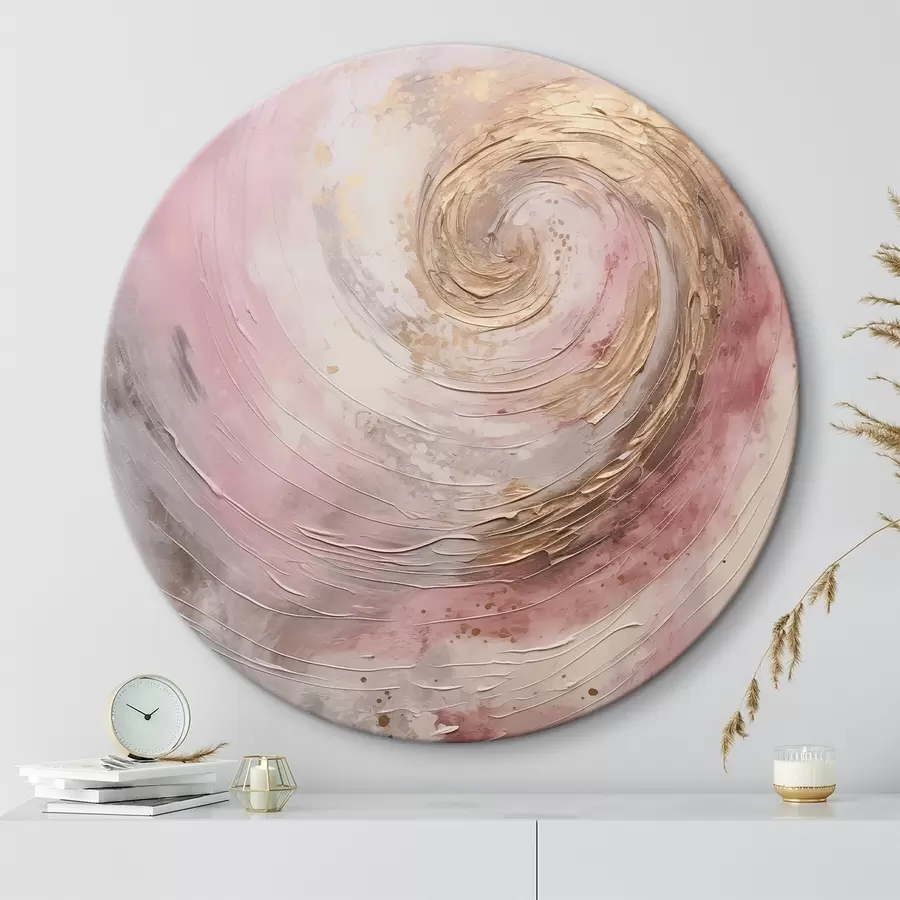 Tableau Tourbillon abstrait, imitation peinture r46745