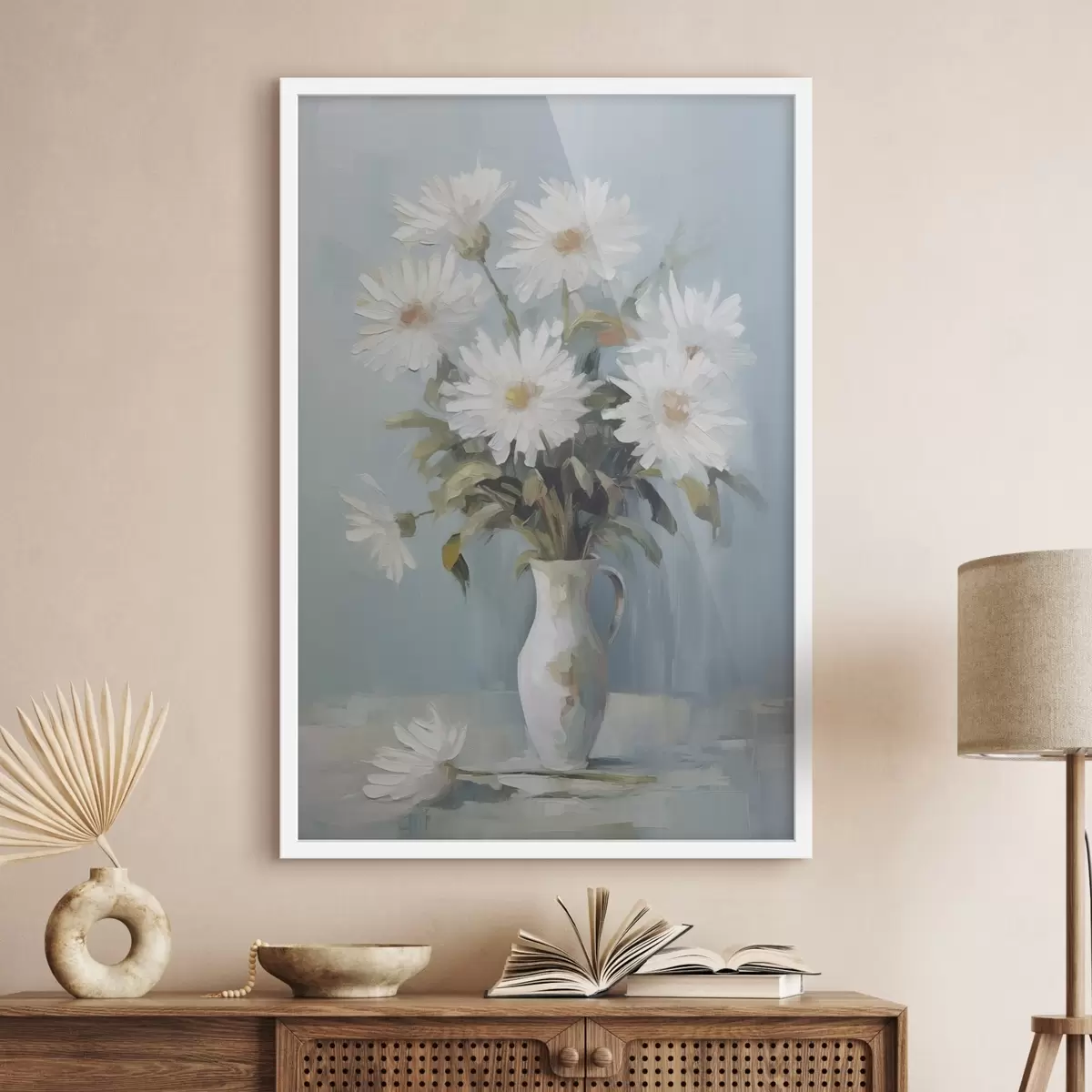 Poster Fleurs dans un vase, peinture imitation f46743