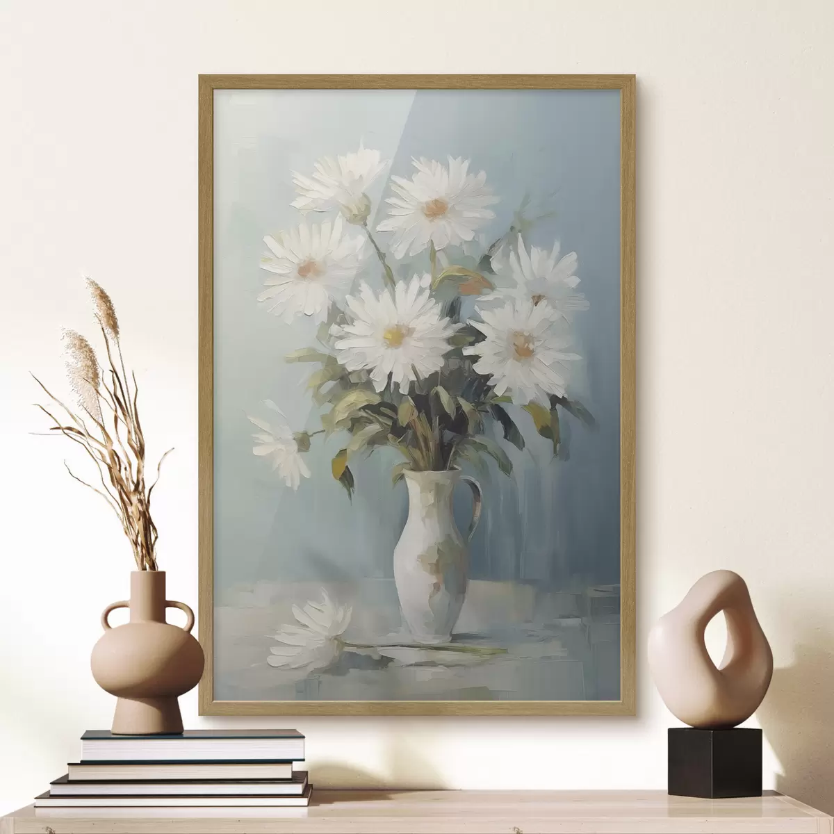 Poster Fleurs dans un vase, peinture imitation f46743