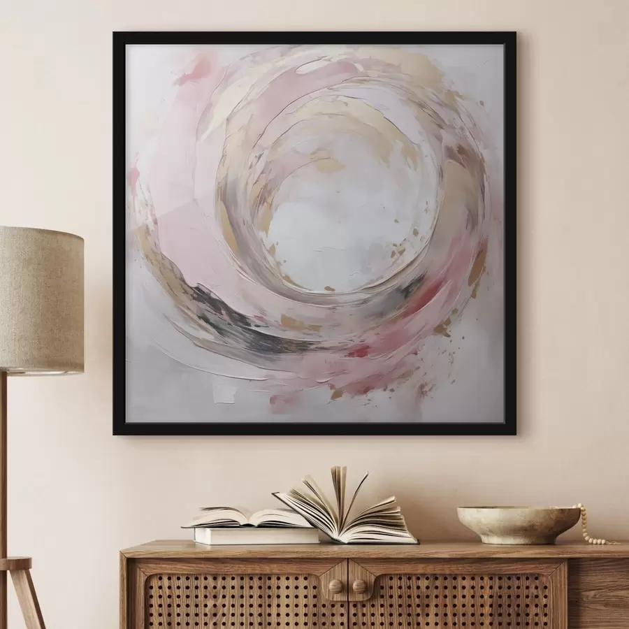 Papier peint Tourbillon, peinture d'imitation f46744