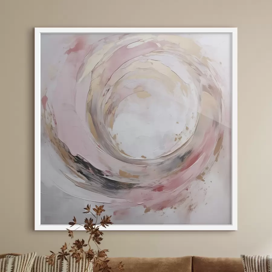 Papier peint Tourbillon, peinture d'imitation f46744