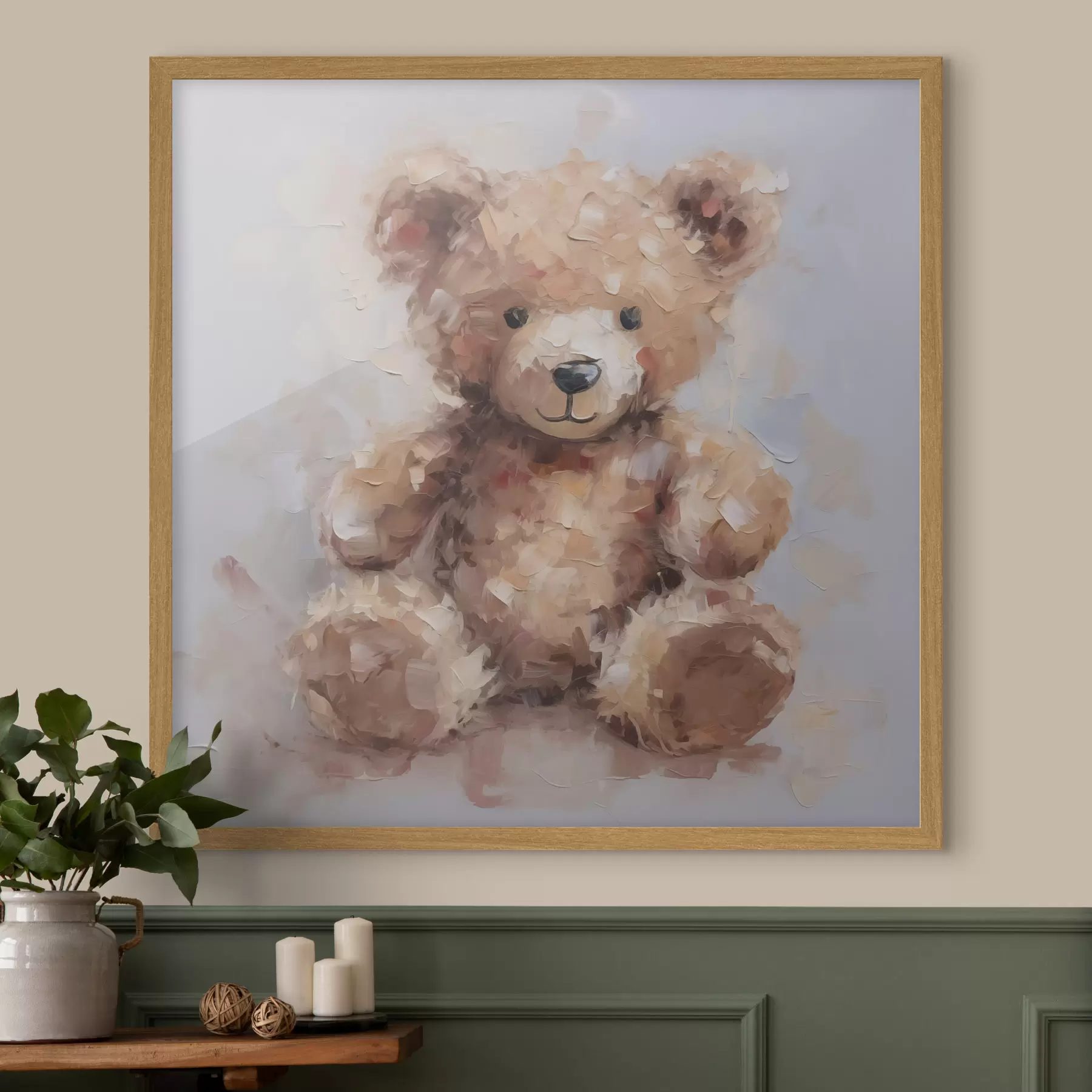 Papier peint Ourson et harmonie f46747