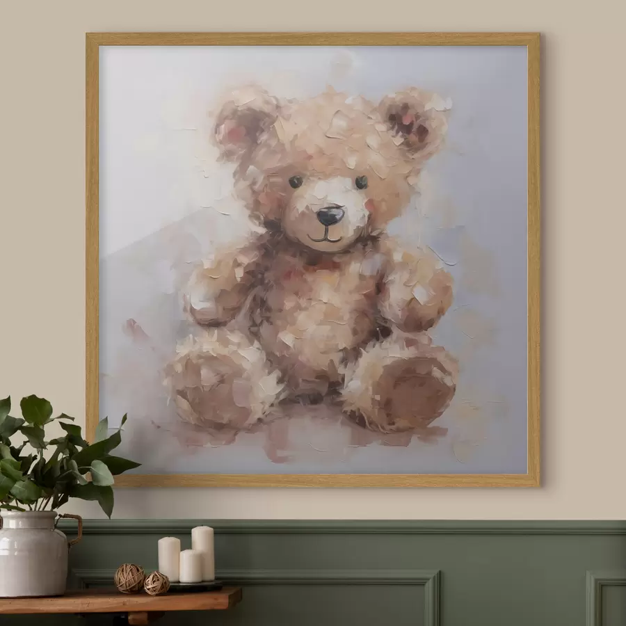 Papier peint Ourson et harmonie f46747