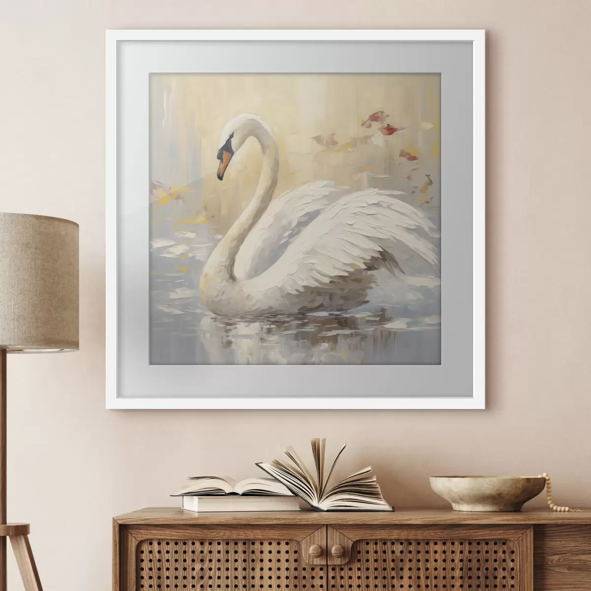 Poster Oiseaux et lueur f46748