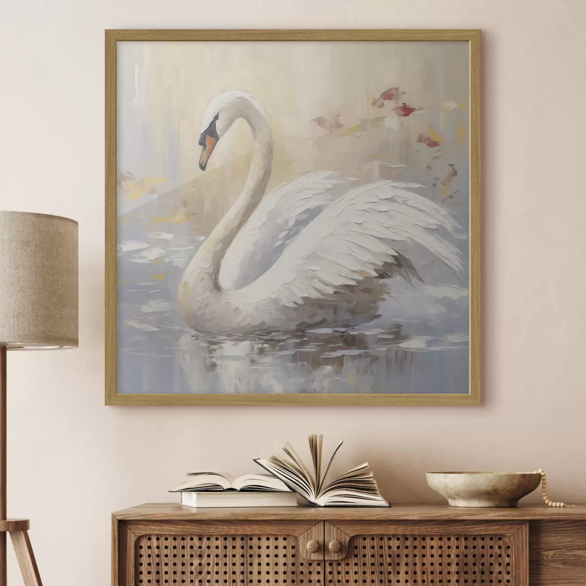 Poster Oiseaux et lueur f46748