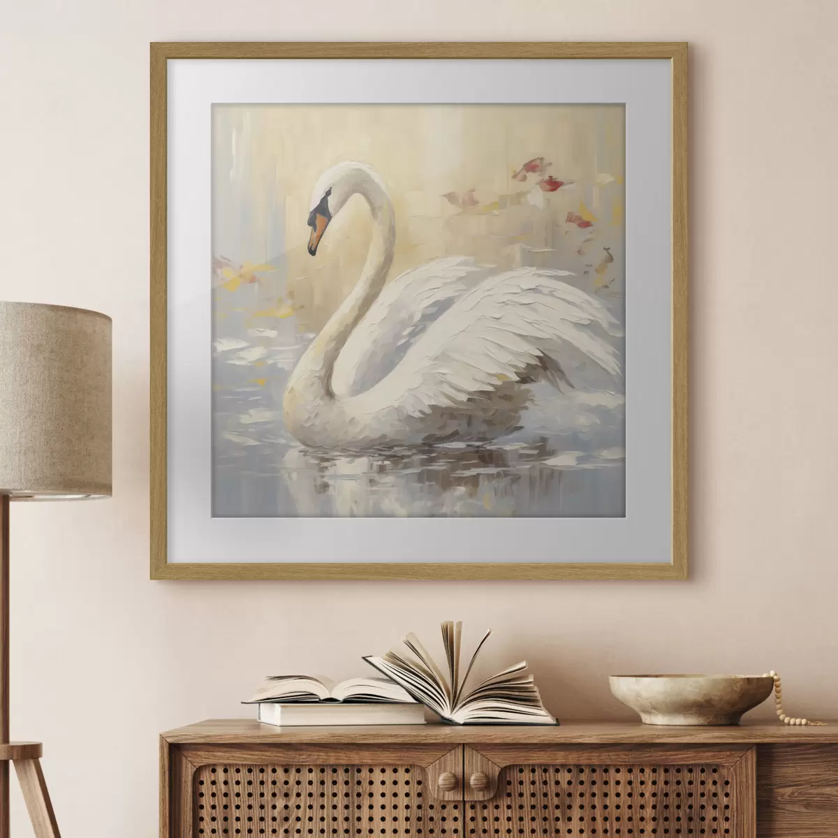 Poster Oiseaux et lueur f46748