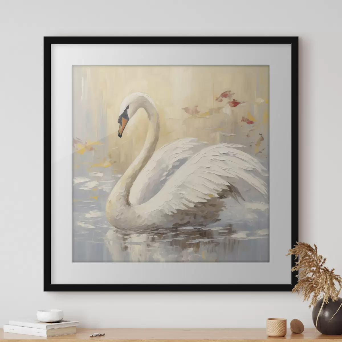 Poster Oiseaux et lueur f46748