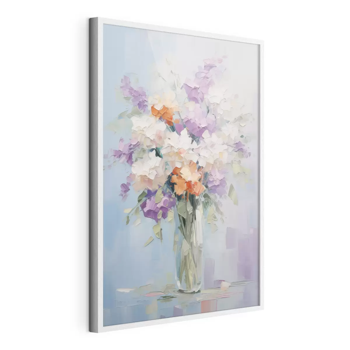 Poster Bouquet dans un vase imitation peinture f46750