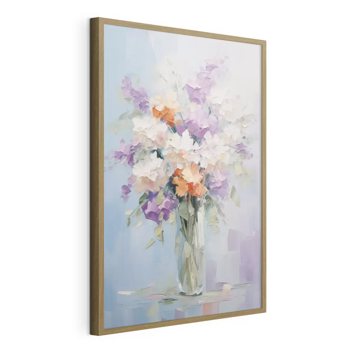Poster Bouquet dans un vase imitation peinture f46750