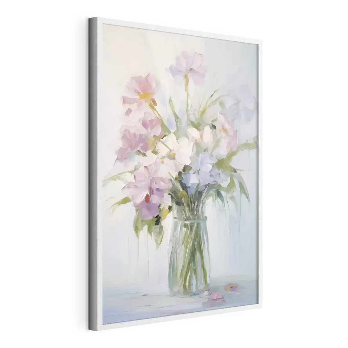 Poster Bouquet de fleurs dans un vase imitation peinture f46751