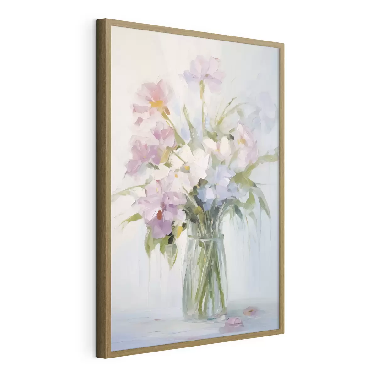 Poster Bouquet de fleurs dans un vase imitation peinture f46751