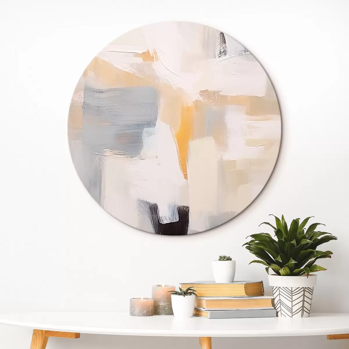 Tableaux rondes Abstraction r46734