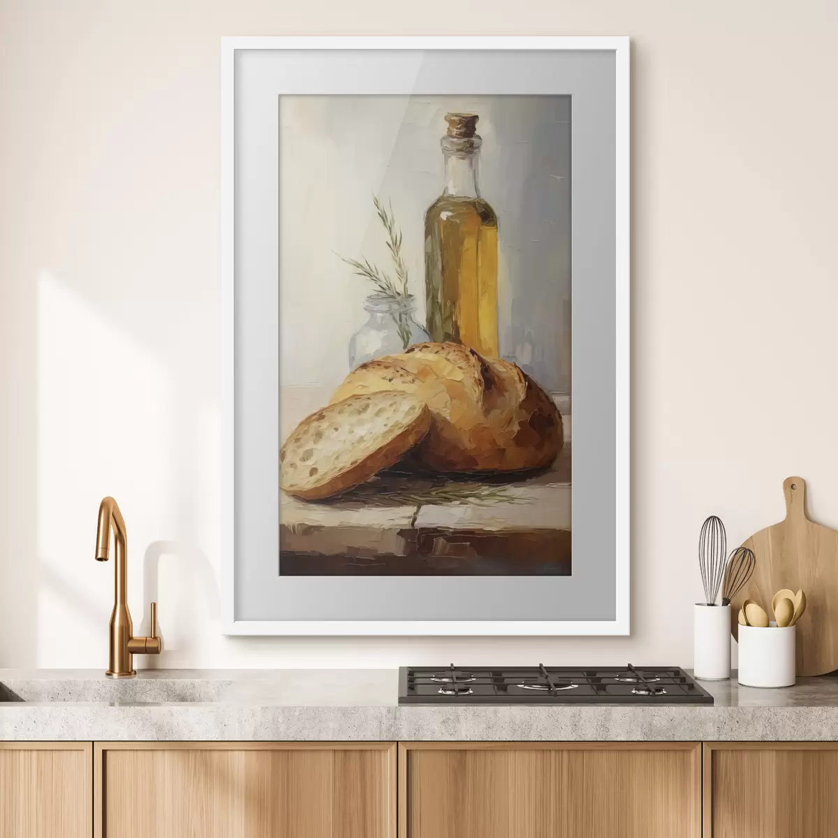 Poster Pain sur la table f46759