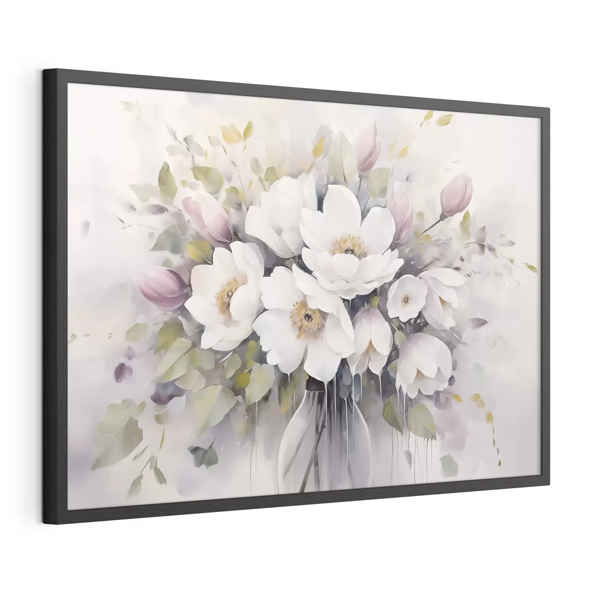 Poster Fleurs dans un vase, peinture imitation f46763