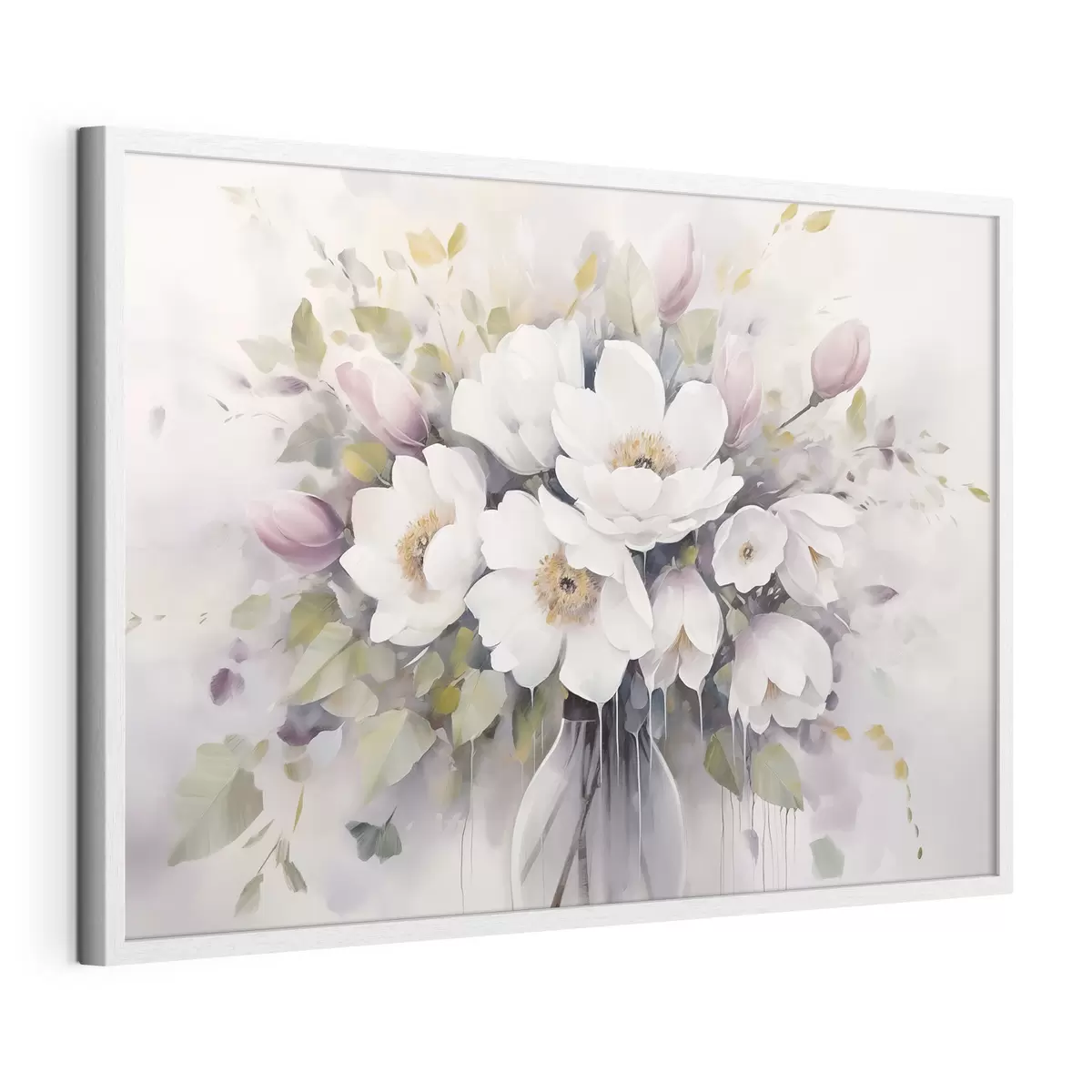 Poster Fleurs dans un vase, peinture imitation f46763