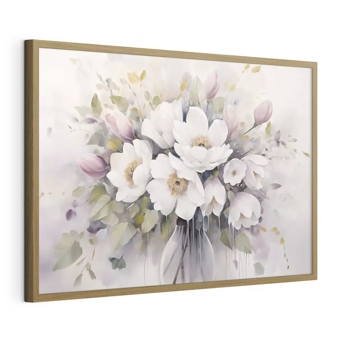 Poster Fleurs dans un vase, peinture imitation f46763
