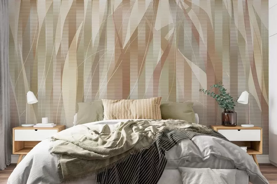 Papier peint Éléments entrelacés w04945