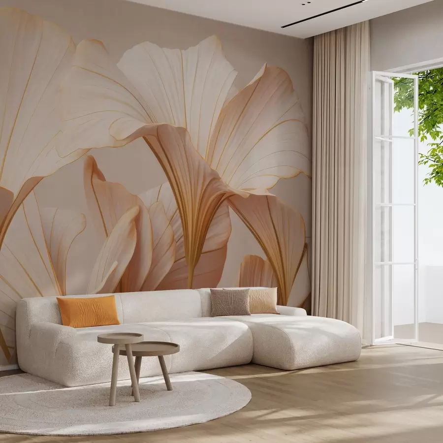 Papier peint Gros bourgeons w04947