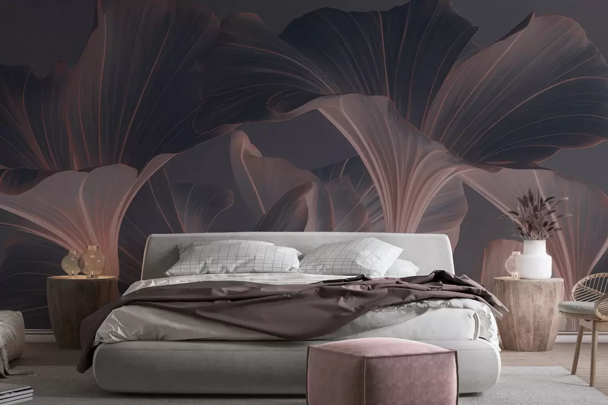 Papier peint Gros bourgeons w04947v2