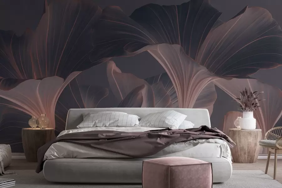 Papier peint Gros bourgeons w04947v2