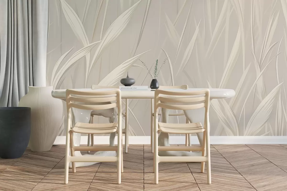 Papier peint Herbe abstraite w04915