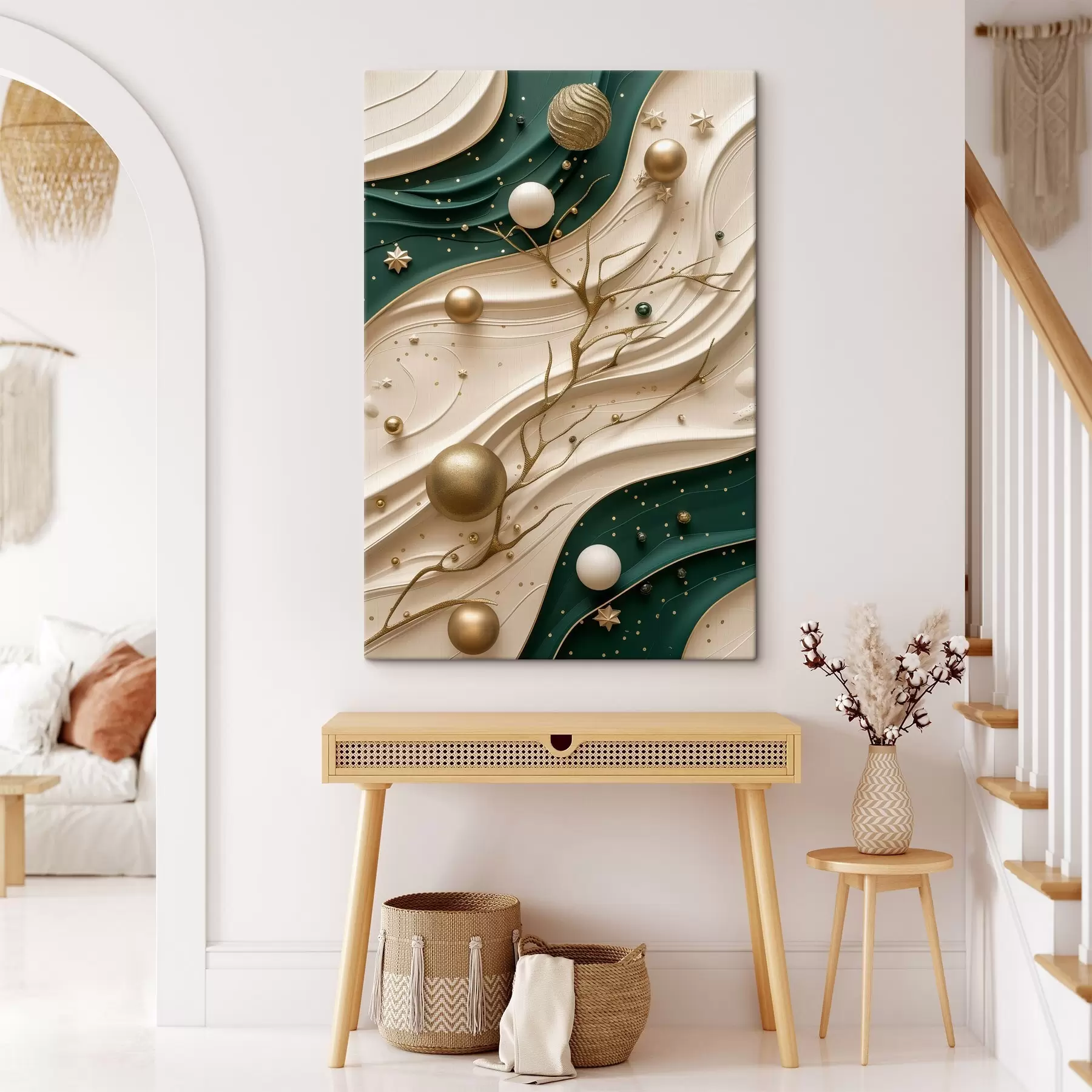 Tableau Abstraction du Nouvel An s46799