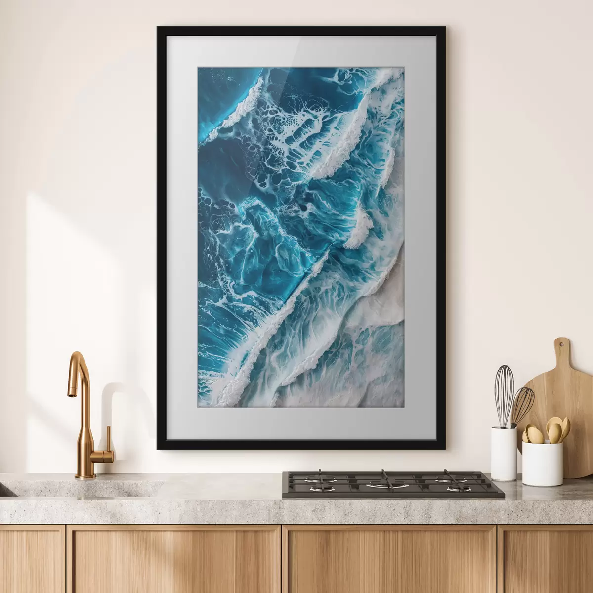 Poster Vagues et poésie f46793