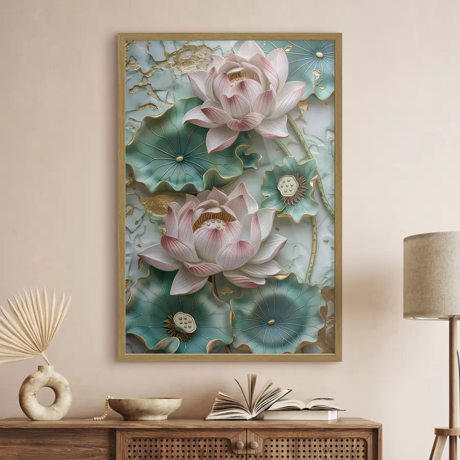 Papier peint Fleurs de lotus f46798