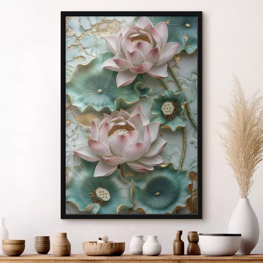 Papier peint Fleurs de lotus f46798