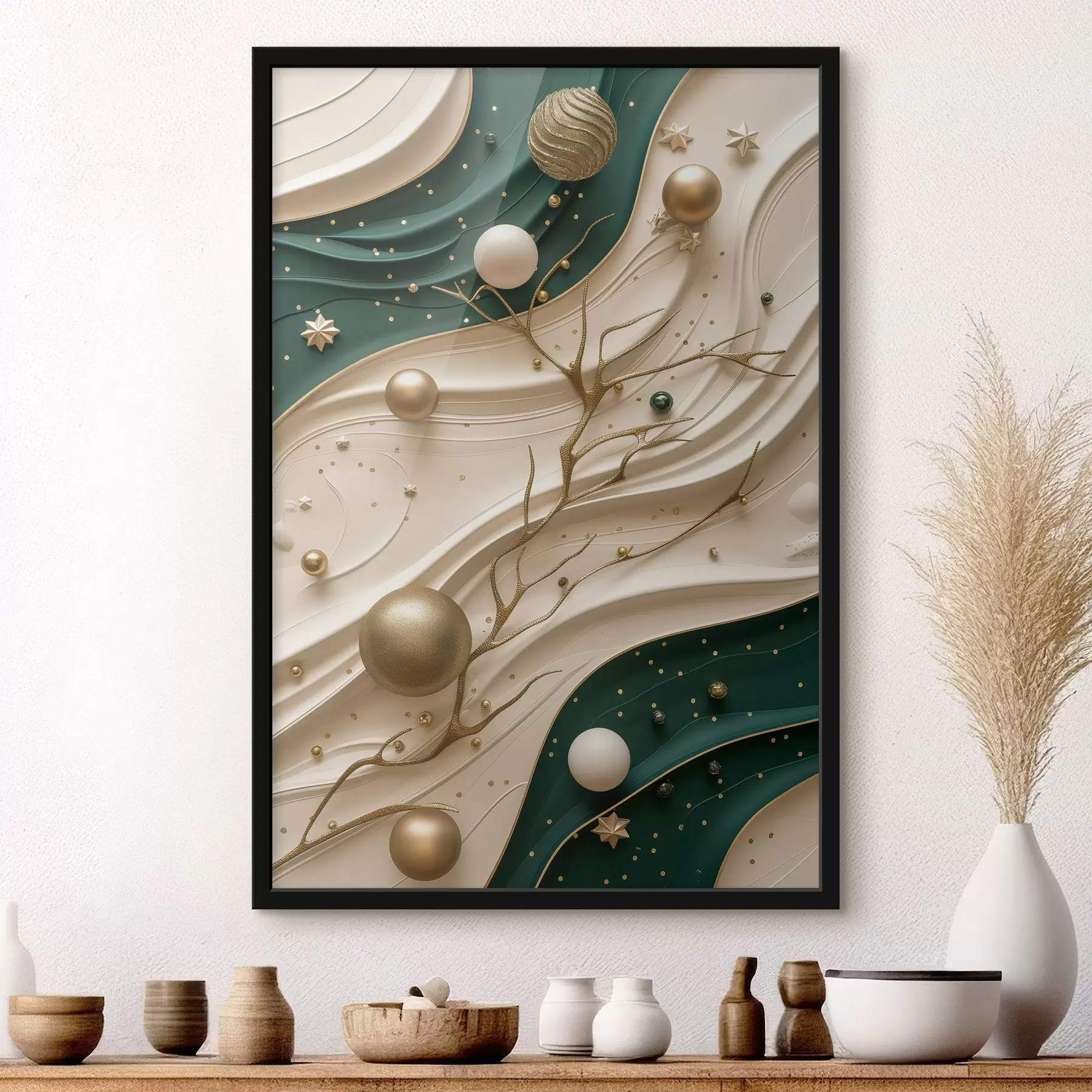 Papier peint Abstraction du Nouvel An f46799