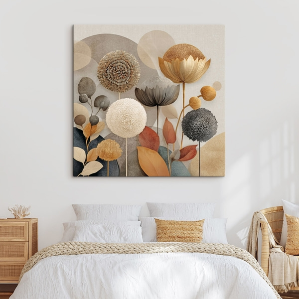 Tableaux Fleurs abstraites, Tableaux fleurs et plantes, s46788 : Uwalls.fr
