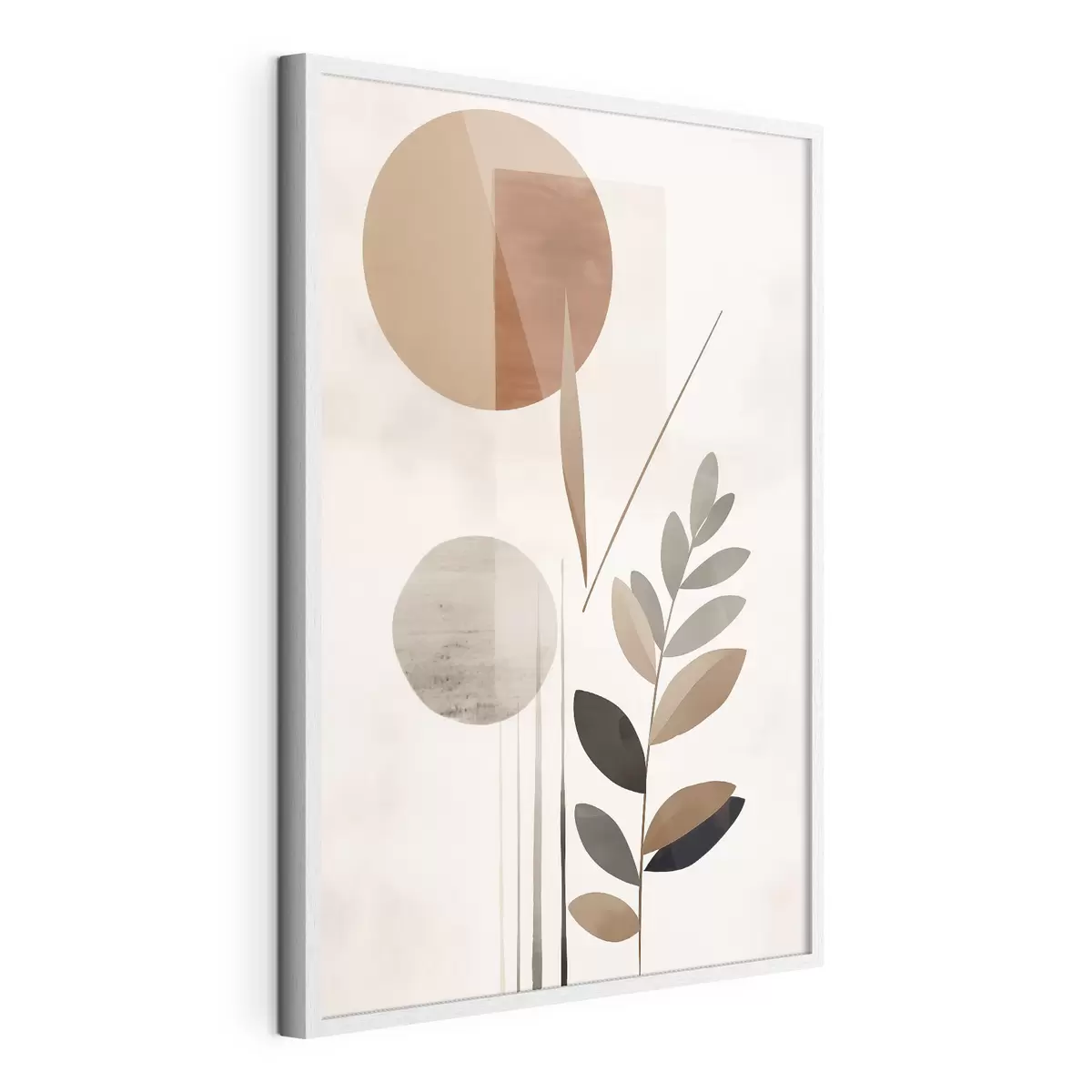 Poster Abstraction avec une plante f46781