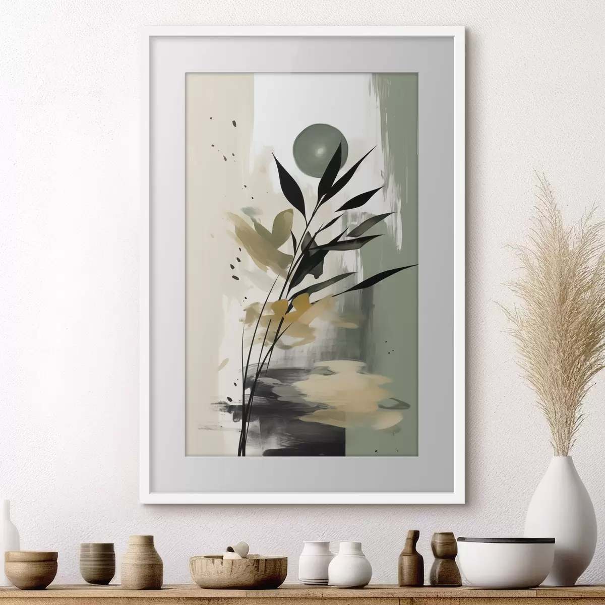 Poster La touche verte f46784