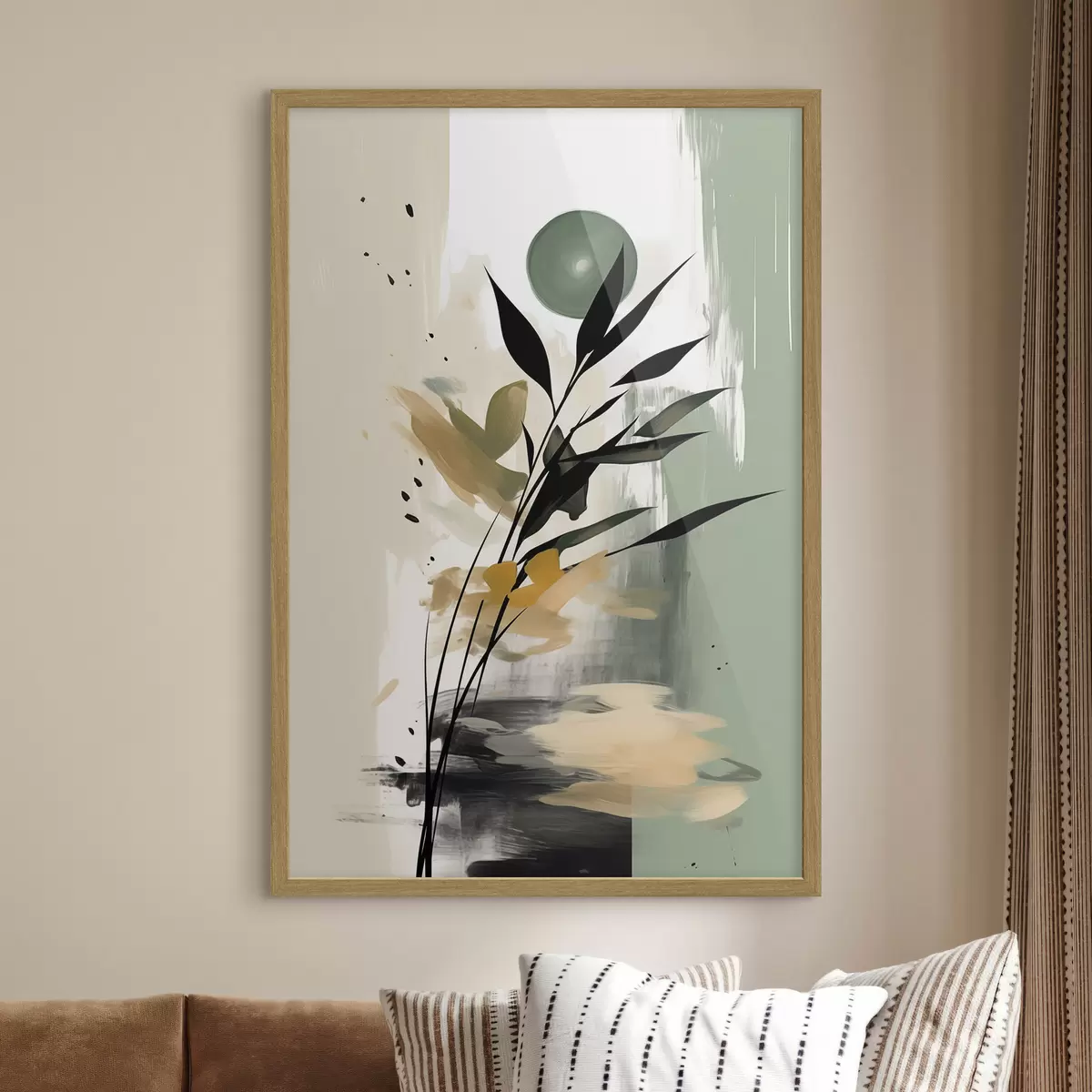 Poster La touche verte f46784
