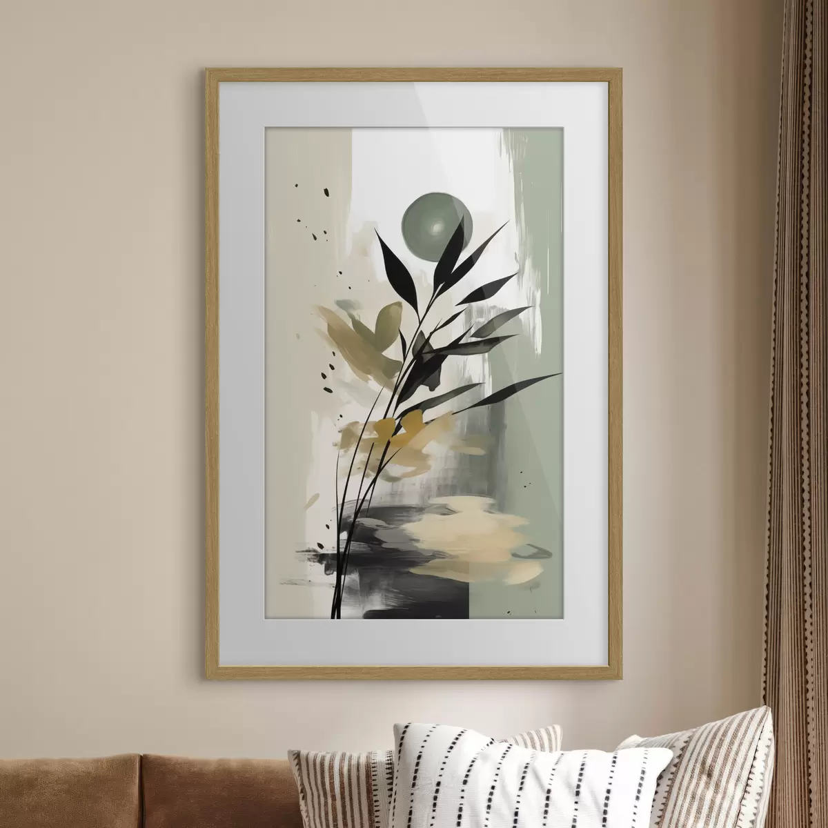 Poster La touche verte f46784