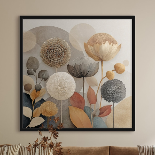 Fleurs abstraites