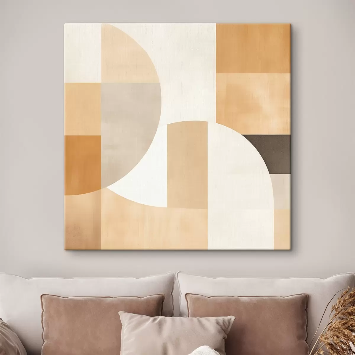 Tableau Collines décoratives dans un style artistique s46651