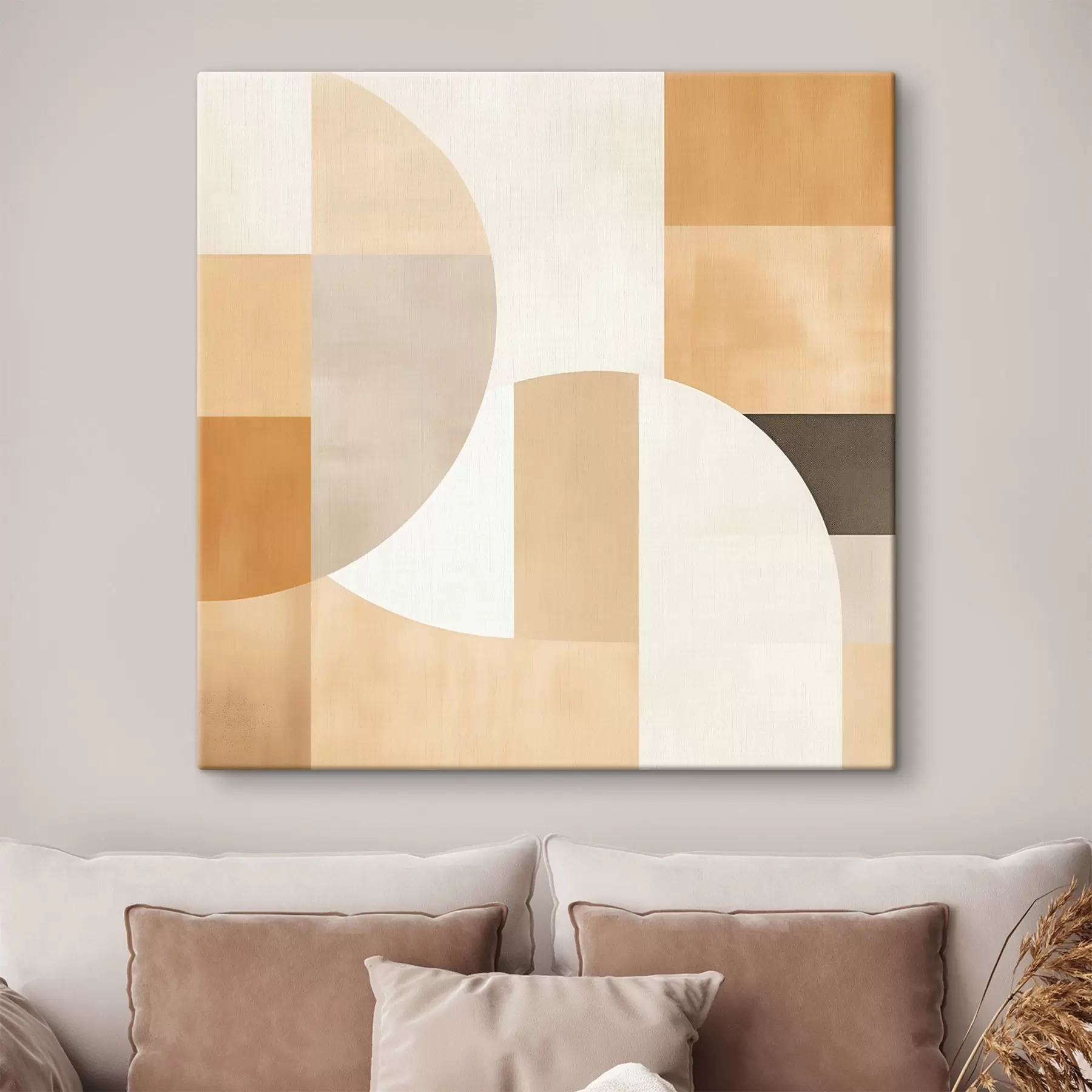 Tableau Collines décoratives dans un style artistique s46651