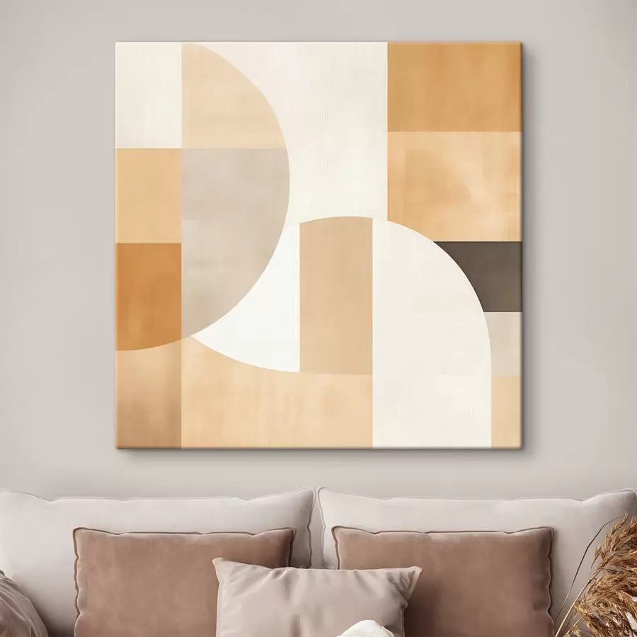 Tableau Collines décoratives dans un style artistique s46651