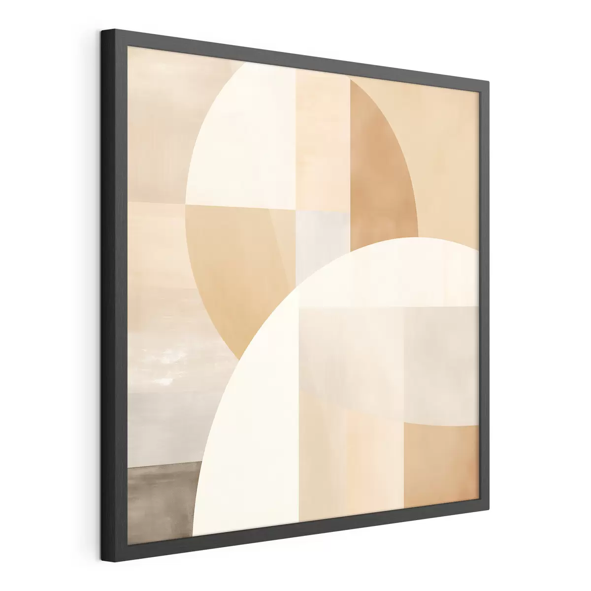 Poster Géométrie artistique dans des tons pastel f46650