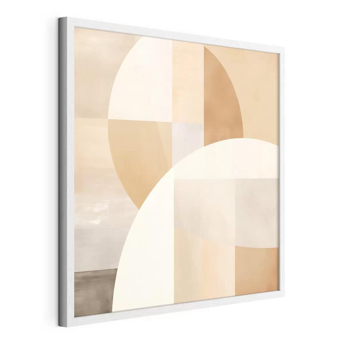 Poster Géométrie artistique dans des tons pastel f46650