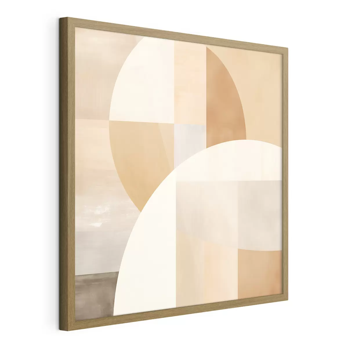 Poster Géométrie artistique dans des tons pastel f46650