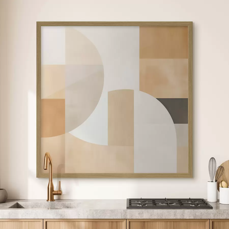 Papier peint Collines décoratives dans un style artistique f46651