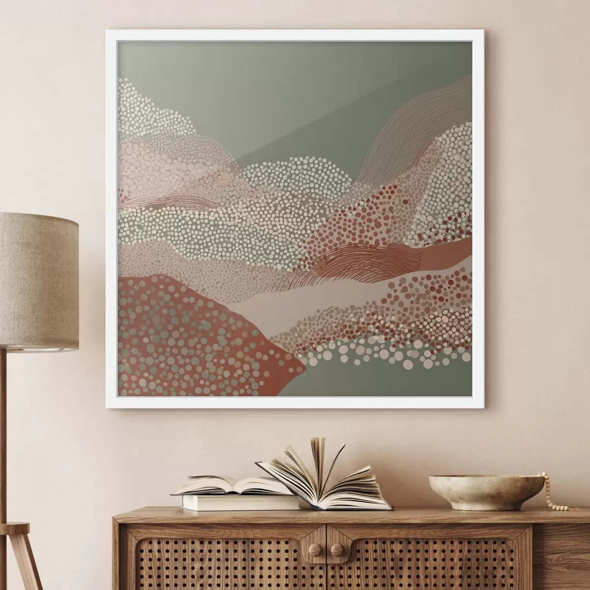 Poster Paysage dans une exécution stylisée f46652