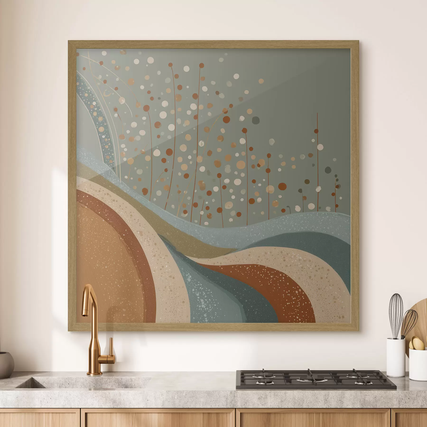Papier peint Composition avec petits éléments décoratifs f46653